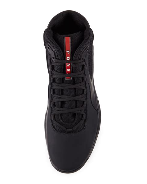 prada america cup black|high top Prada America's Cup.